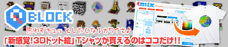 Q-BLOCK×tmixコラボ Tシャツ