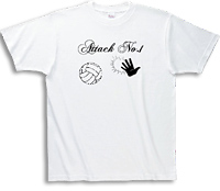 バレー チームTシャツ・Attack No.1
